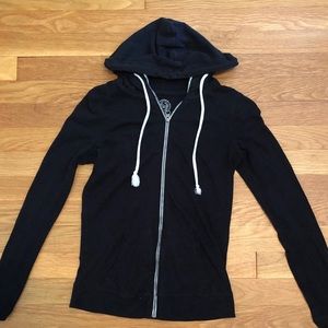 Thin black hoodie